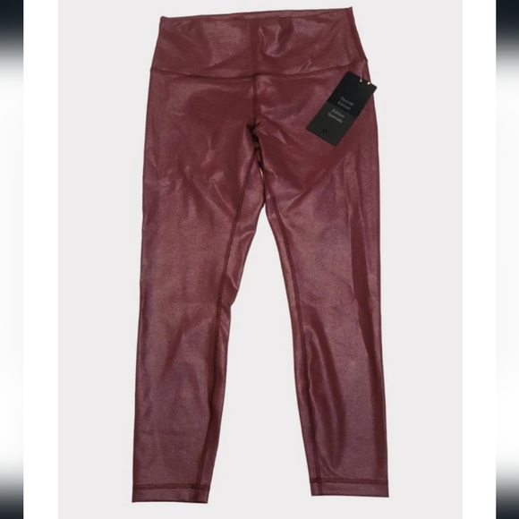 Size 10 - Lululemon Wunder Train High-Rise Tight 25" *Foil - Picture 1 of 3